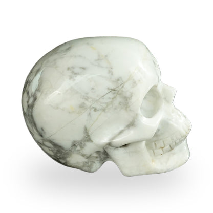 Howlite crystal skull 2.2" SKH20HL02 photo 5