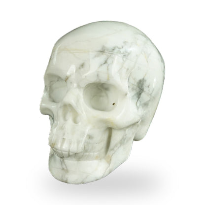 Howlite crystal skull 2.2" SKH20HL02 photo 8