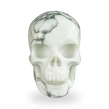 Howlite crystal skull 2.2" SKH20HL03 photo 1