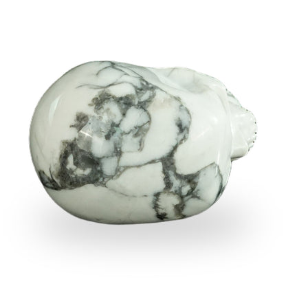 Howlite crystal skull 2.2" SKH20HL03 photo 2