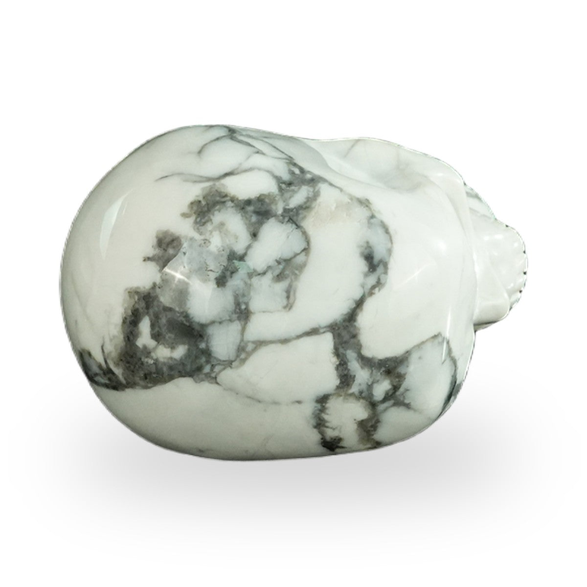Howlite crystal skull 2.2" SKH20HL03 photo 2