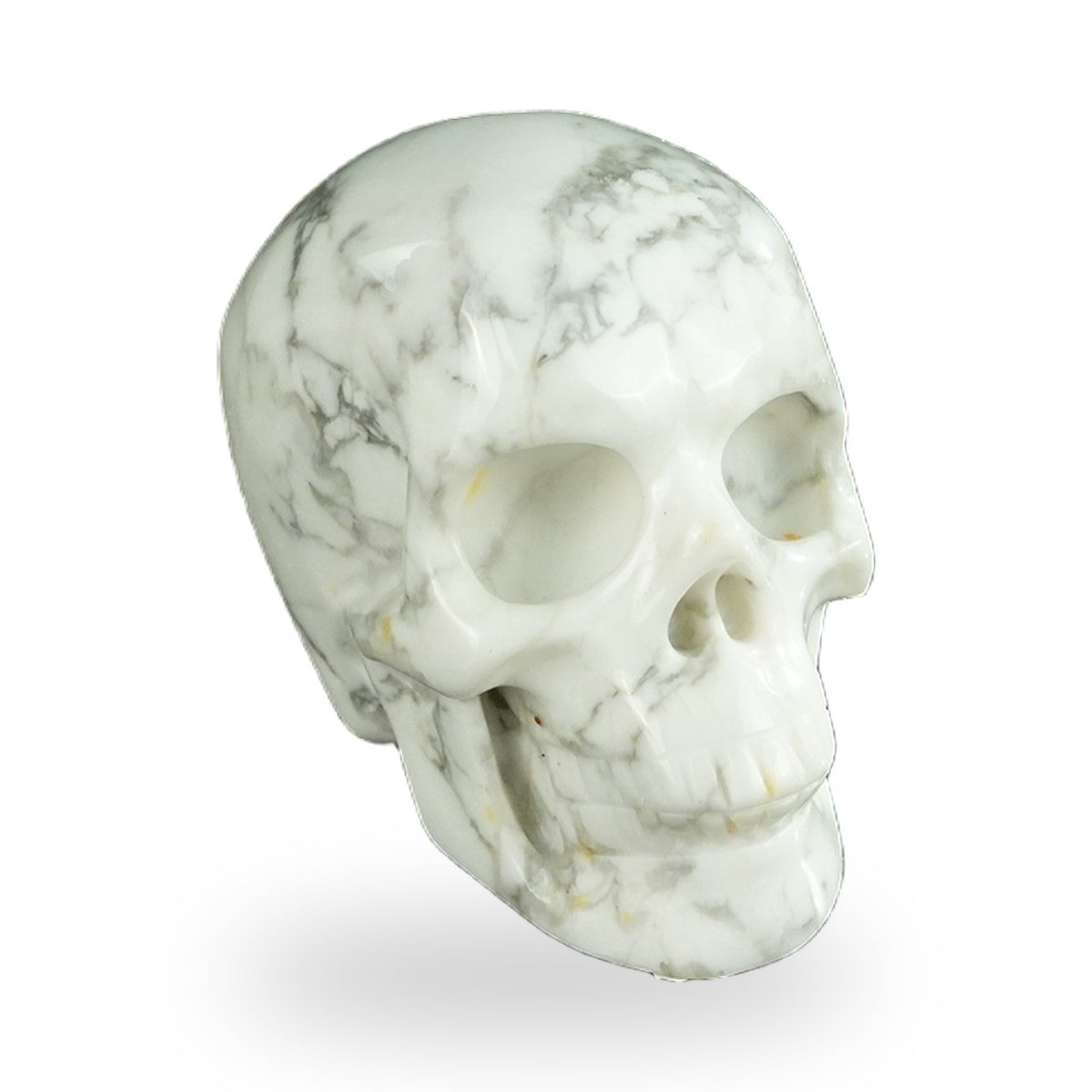 Howlite crystal skull 2.2" SKH20HL04 photo 2
