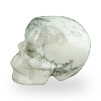 Howlite crystal skull 2.2" SKH20HL04 photo 6