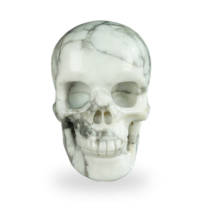 Howlite crystal skull 2.2" SKH20HL05 photo 1