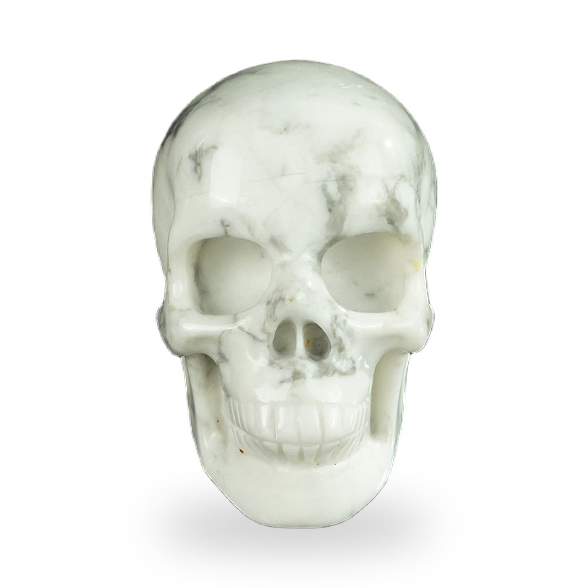 Howlite crystal skull 2.2" SKH20HL06 photo 1