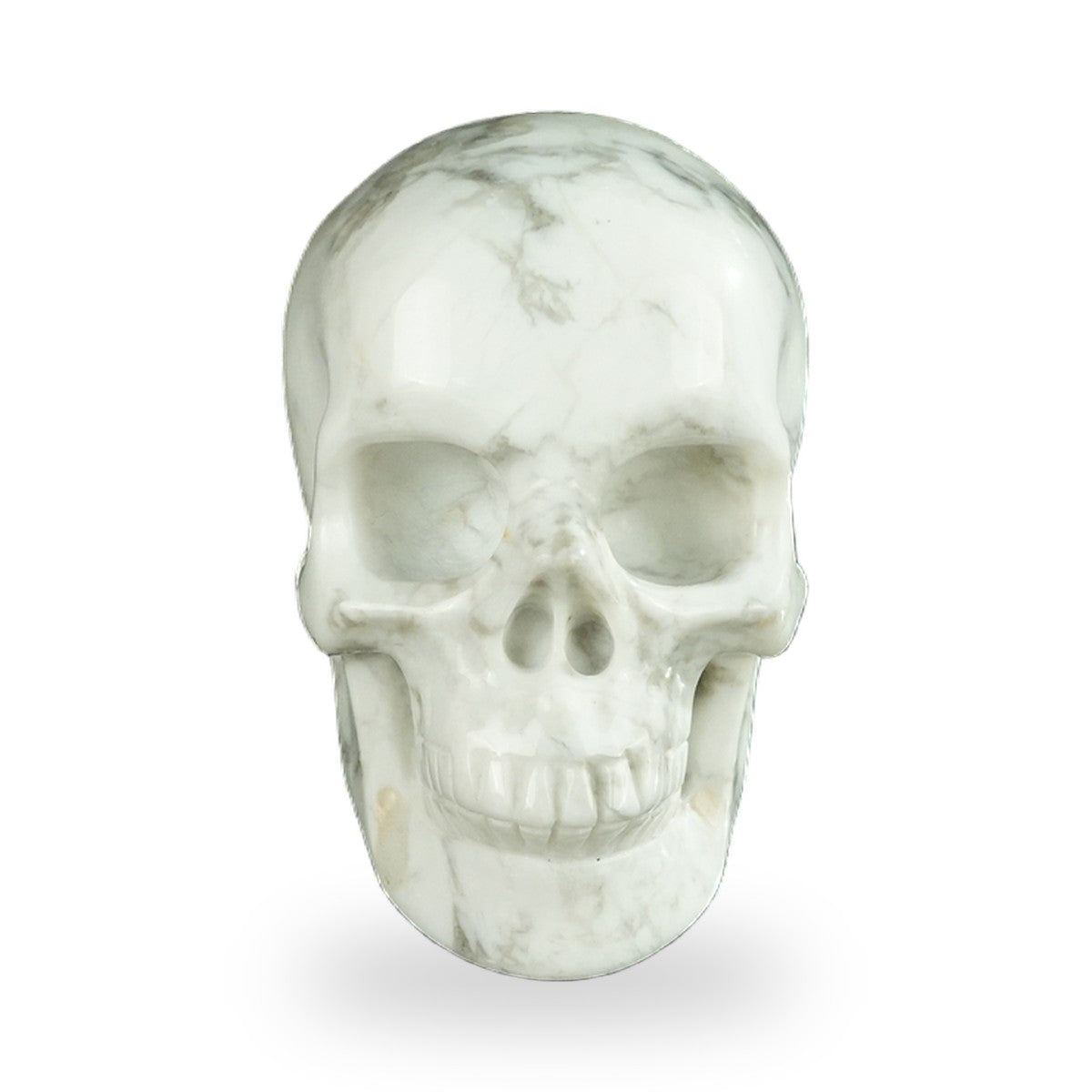 Howlite crystal skull 2.2" SKH20HL07 photo 1