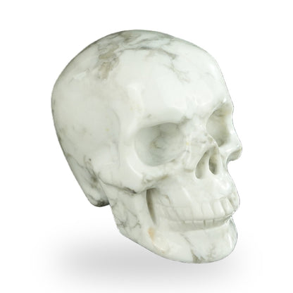 Howlite crystal skull 2.2" SKH20HL07 photo 4