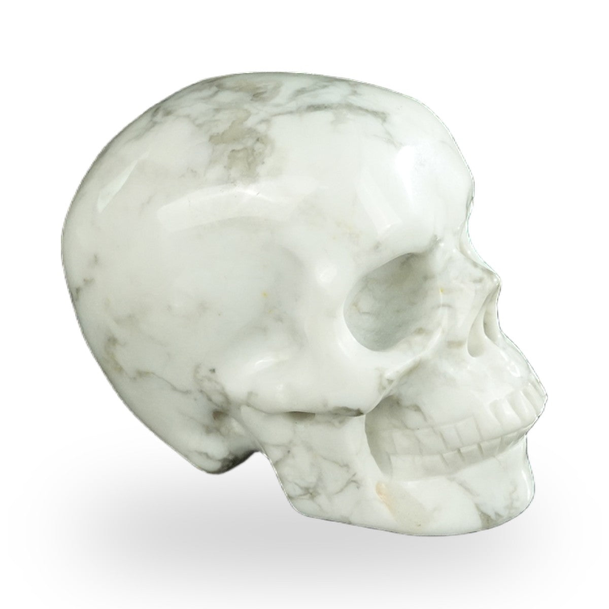 Howlite crystal skull 2.2" SKH20HL07 photo 5