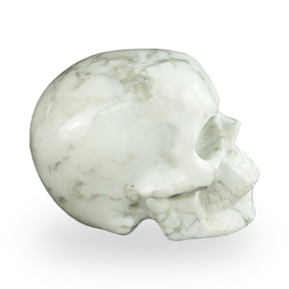 Howlite crystal skull 2.2" SKH20HL07 photo 6