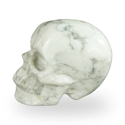 Howlite crystal skull 2.2" SKH20HL07 photo 7