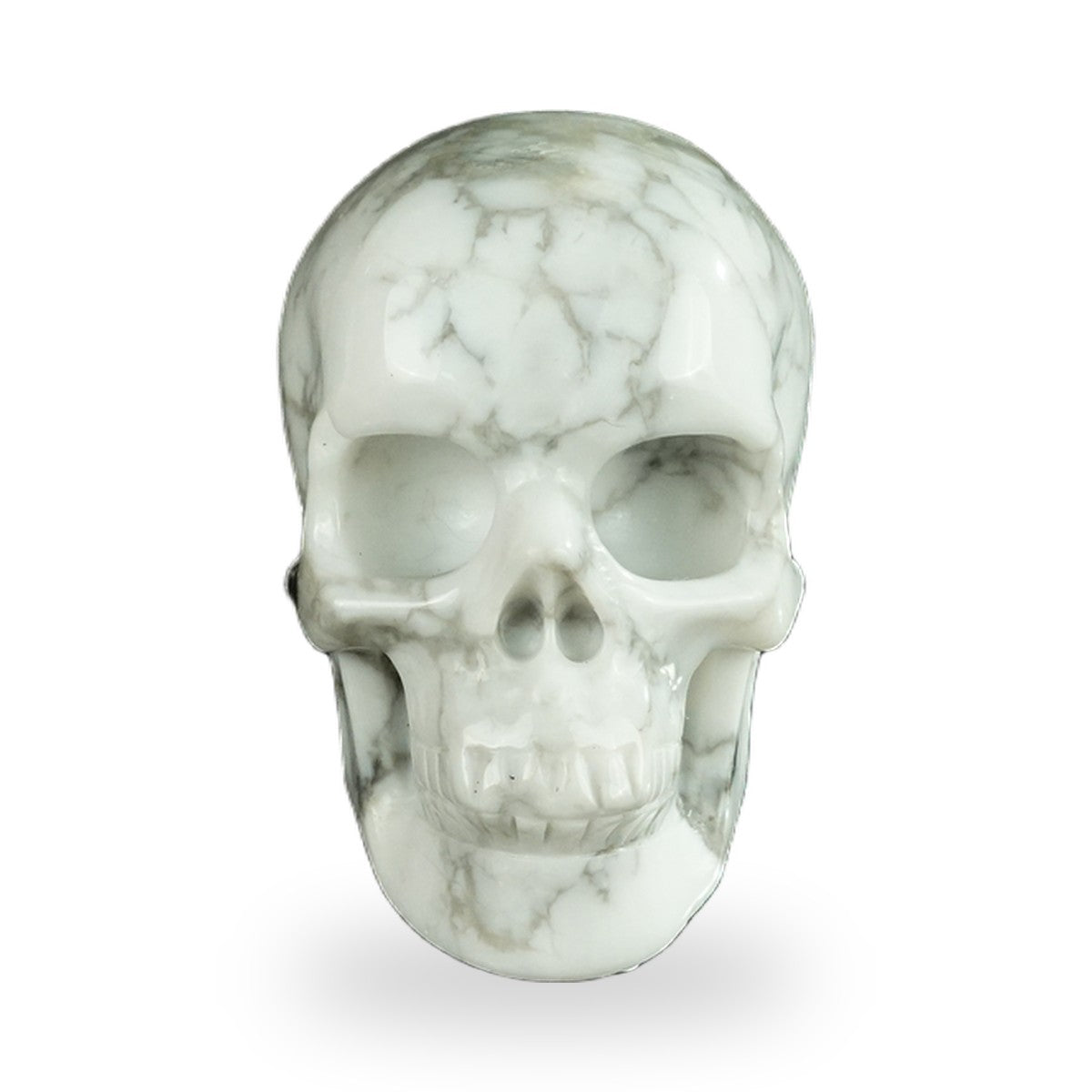Howlite crystal skull 2.2" SKH20HL08 photo 1