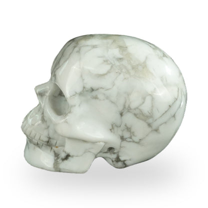 Howlite crystal skull 2.2" SKH20HL08 photo 6