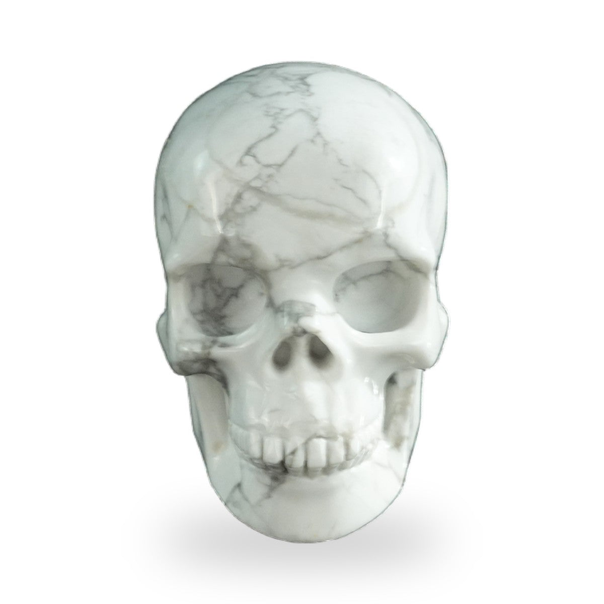 Howlite crystal skull 3" SKH30HL03 photo 1