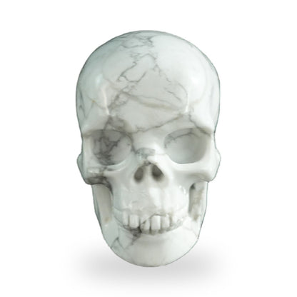 Howlite crystal skull 3" SKH30HL03 photo 1