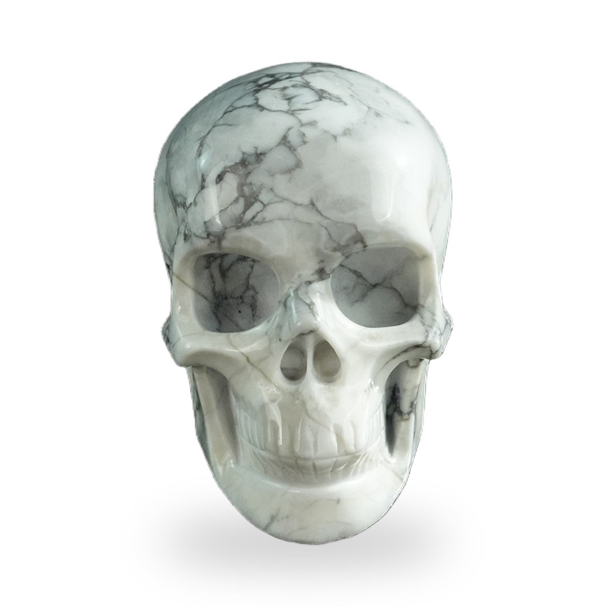 Howlite crystal skull 3" SKH30HL04 photo 1