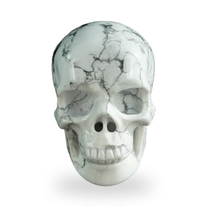 Howlite crystal skull 3" SKH30HL05 photo 1