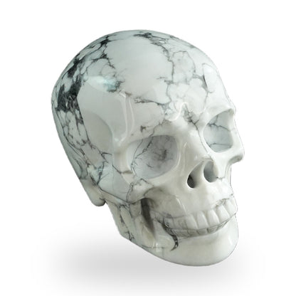 Howlite crystal skull 3" SKH30HL05 photo 2
