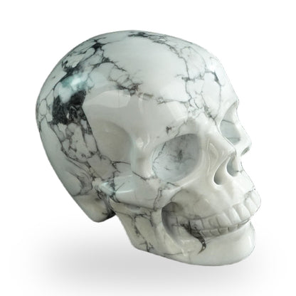 Howlite crystal skull 3" SKH30HL05 photo 3