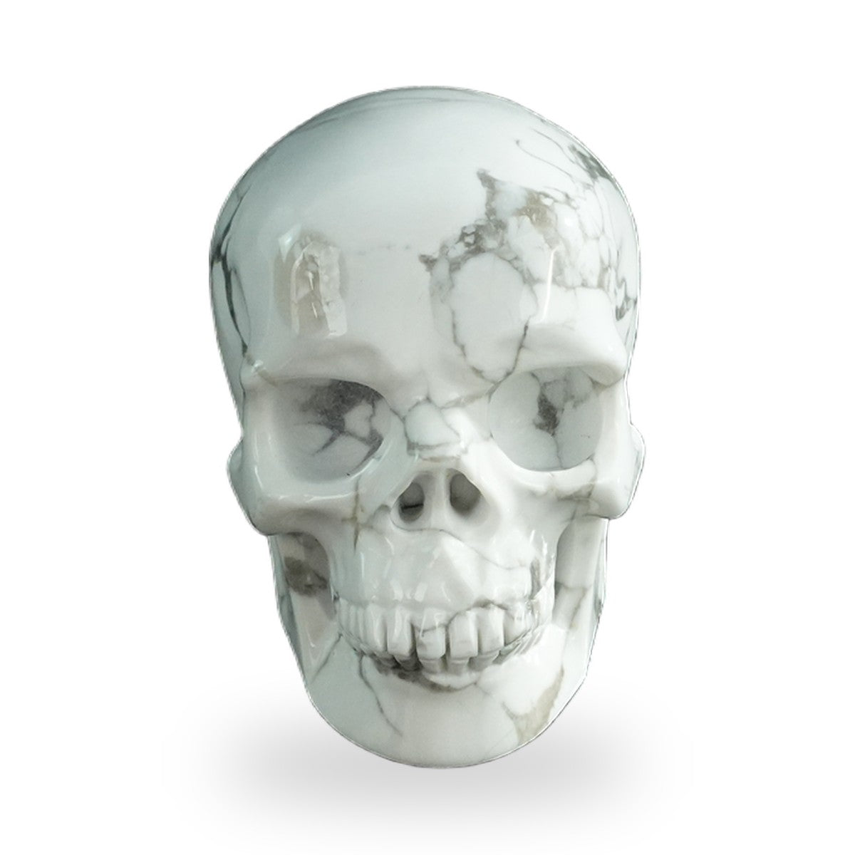 Howlite crystal skull 3" SKH30HL06 photo 1