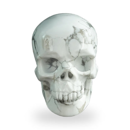Howlite crystal skull 3" SKH30HL06 photo 1
