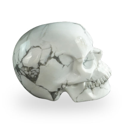 Howlite crystal skull 3" SKH30HL06 photo 5