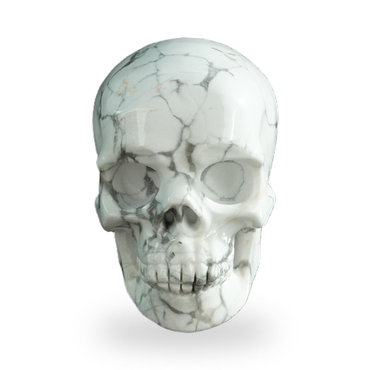 Howlite crystal skull 3" SKH30HL07 photo 1