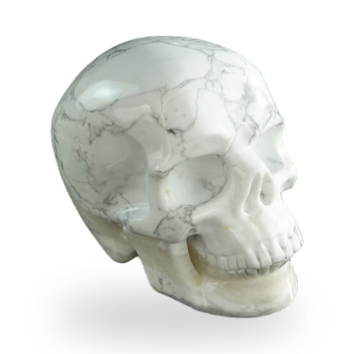 Howlite crystal skull 3" SKH30HL08 photo 4