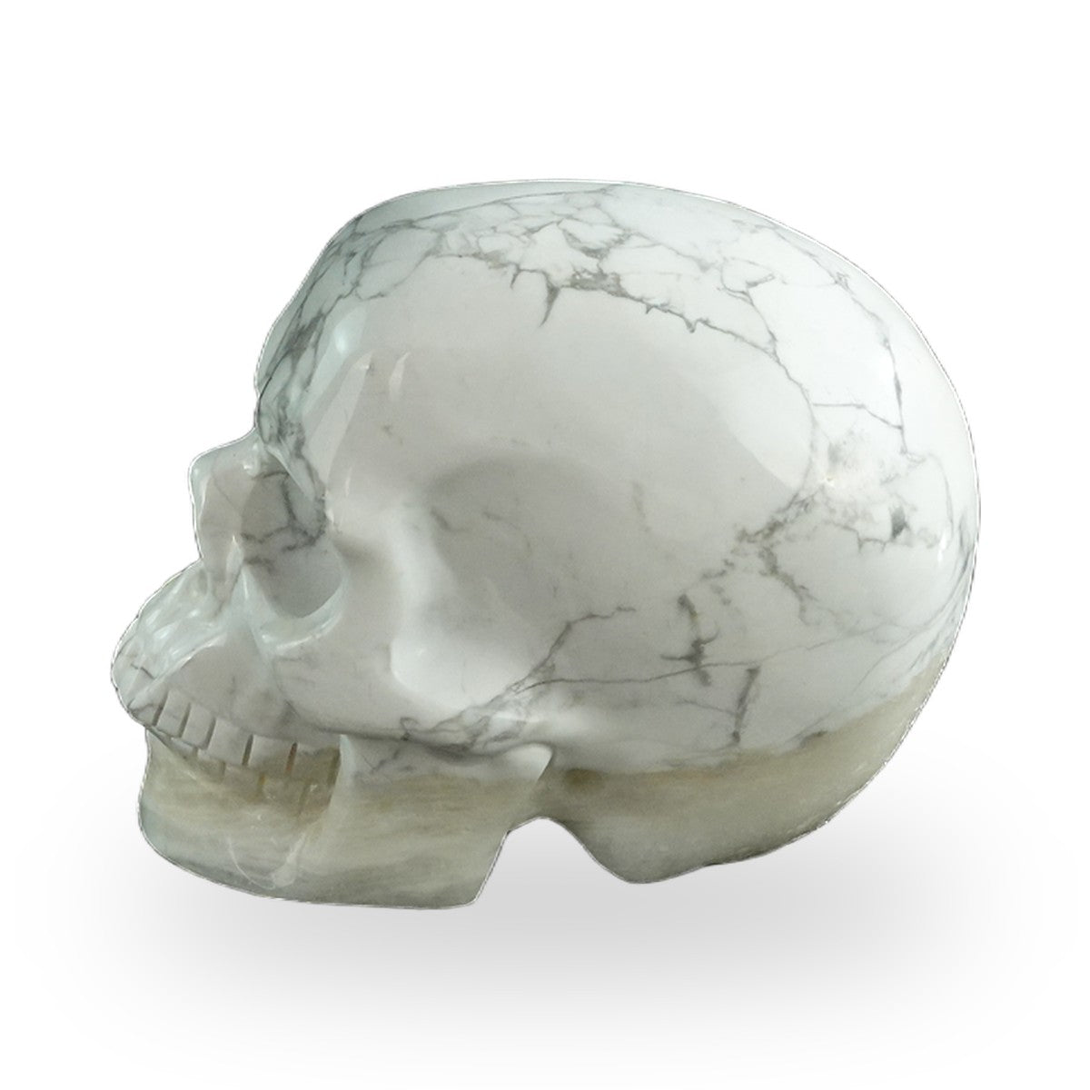 Howlite crystal skull 3" SKH30HL08 photo 6