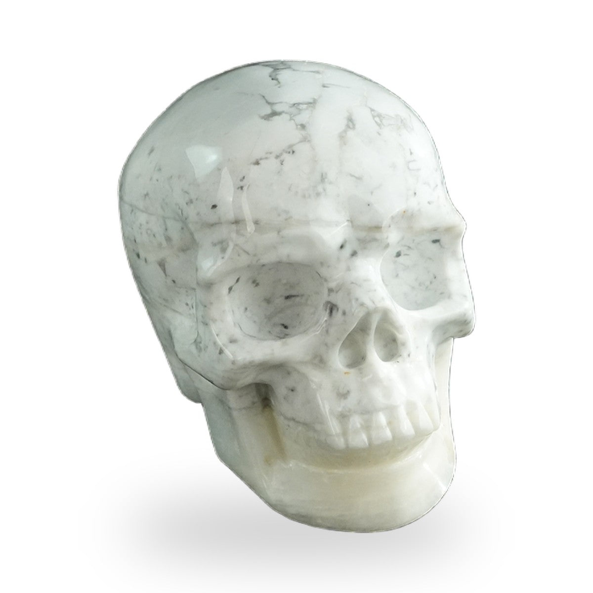 Howlite crystal skull 3" SKH30HL09 photo 3