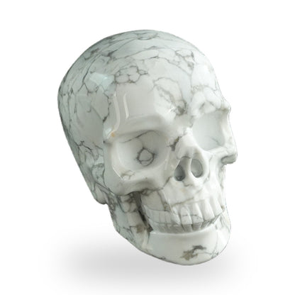 Howlite crystal skull 3" SKH30HL10 photo 2