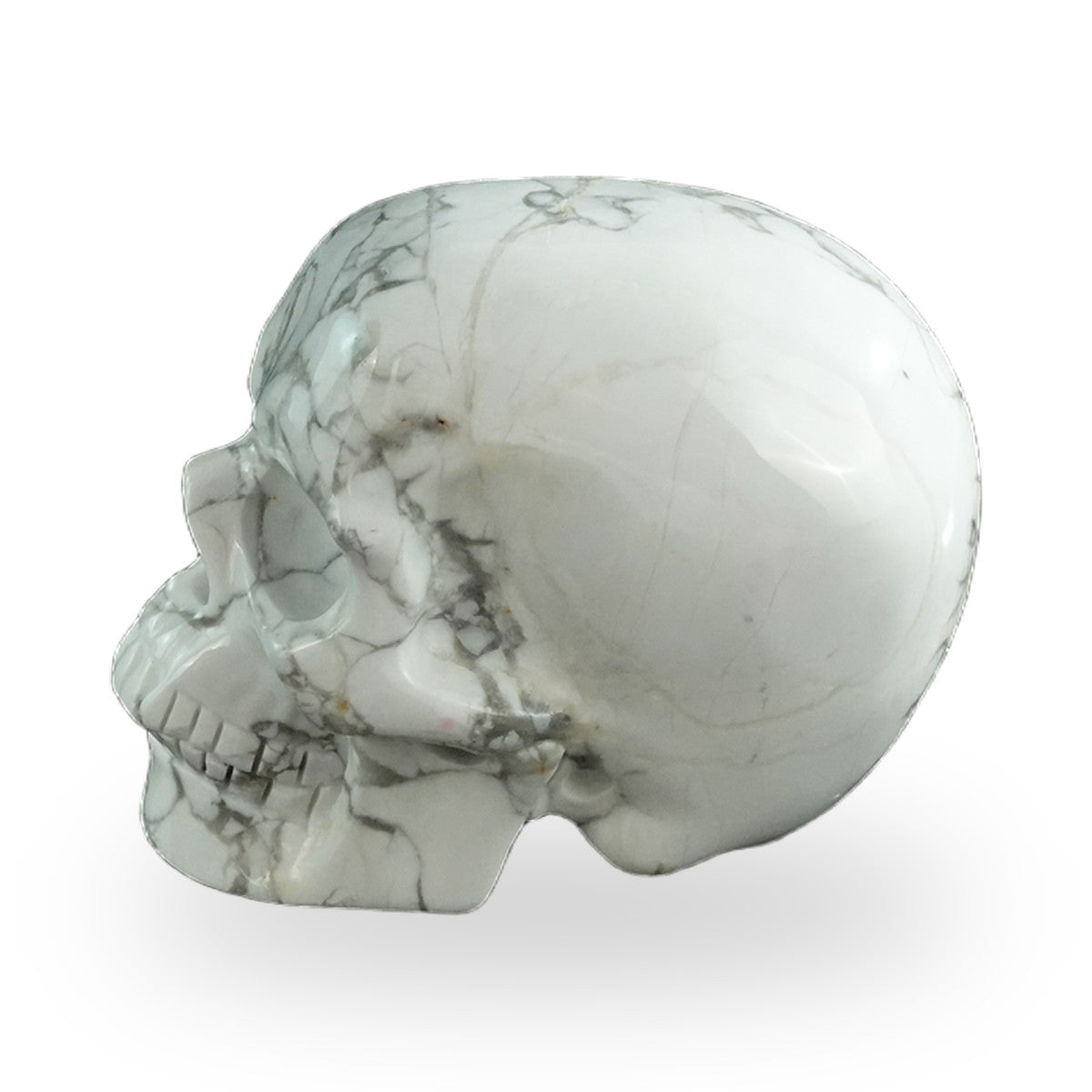 Howlite crystal skull 3" SKH30HL10 photo 5