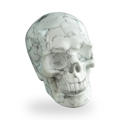 Howlite crystal skull 3" SKH30HL11 photo 2