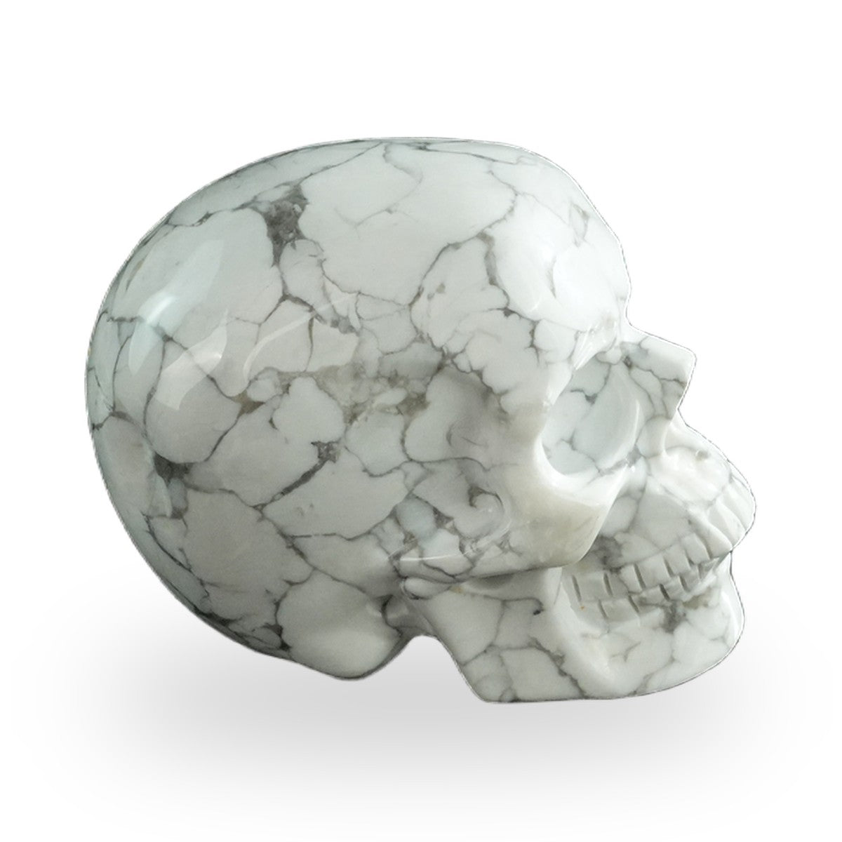 Howlite crystal skull 3" SKH30HL11 photo 4