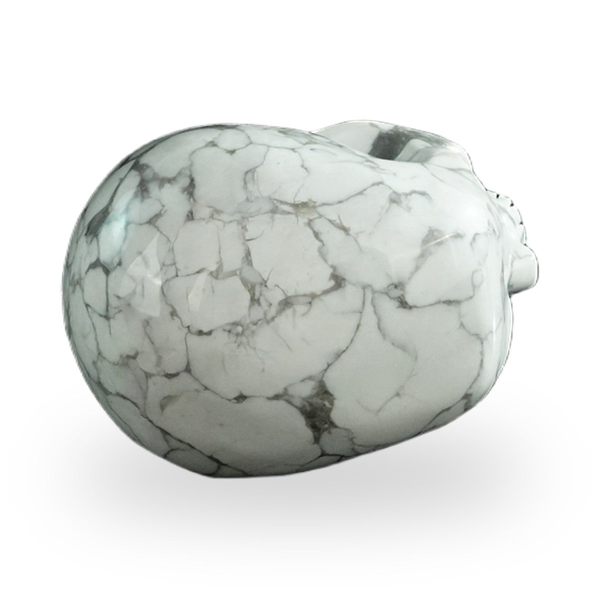 Howlite crystal skull 3" SKH30HL11 photo 7