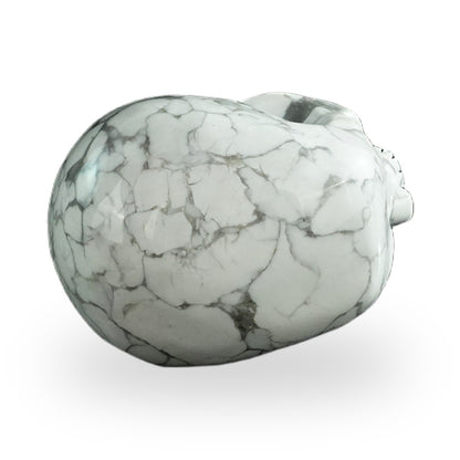 Howlite crystal skull 3" SKH30HL11 photo 7