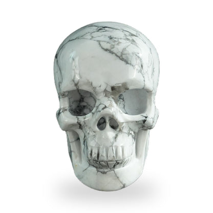 Howlite crystal skull 3" SKH30HL12 photo 1