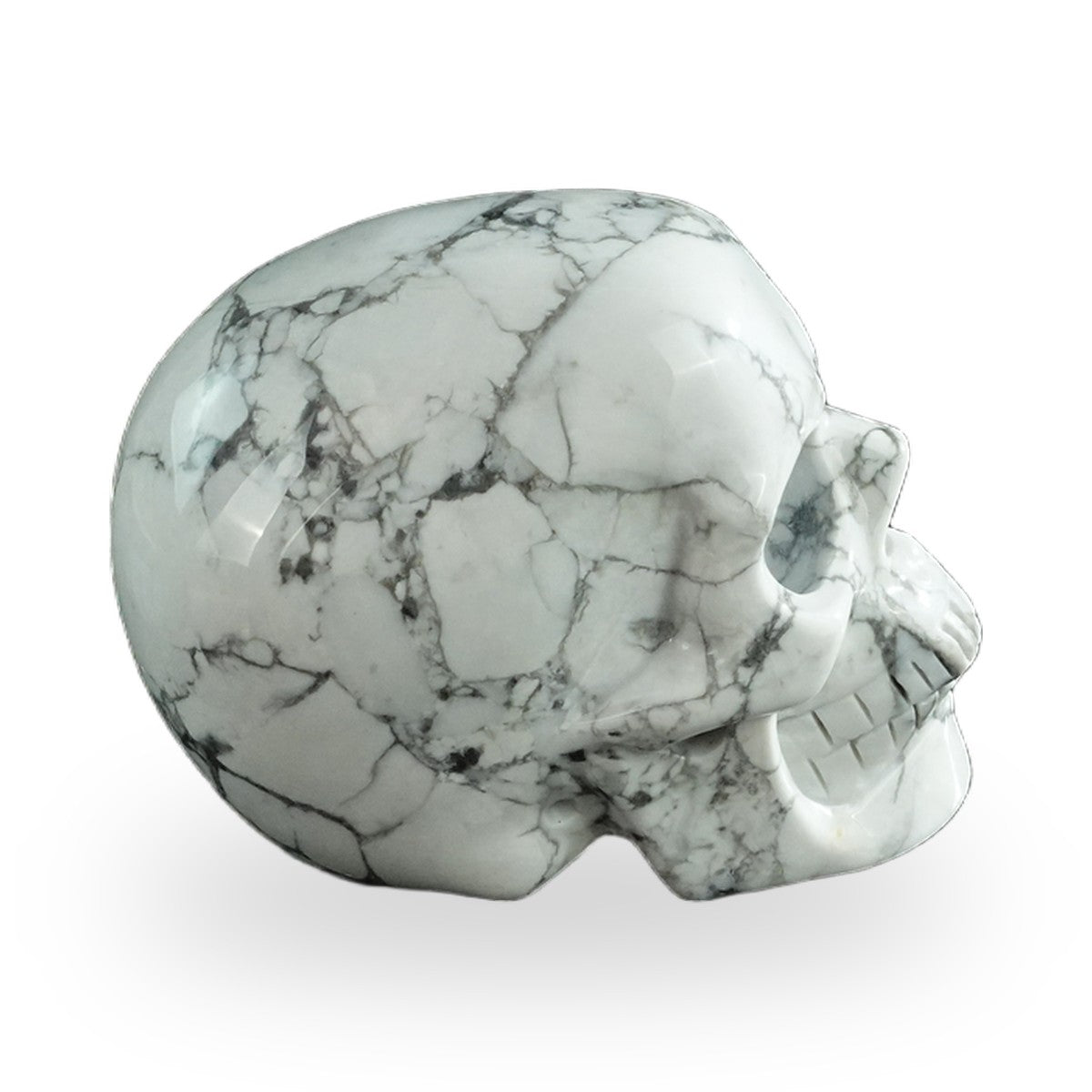 Howlite crystal skull 3" SKH30HL12 photo 5