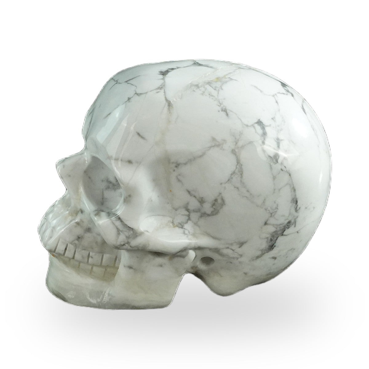 Howlite crystal skull 3" SKH30HL13 photo 6