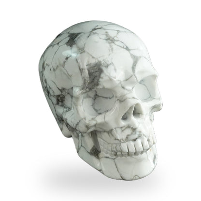 Howlite crystal skull 3" SKH30HL14 photo 2