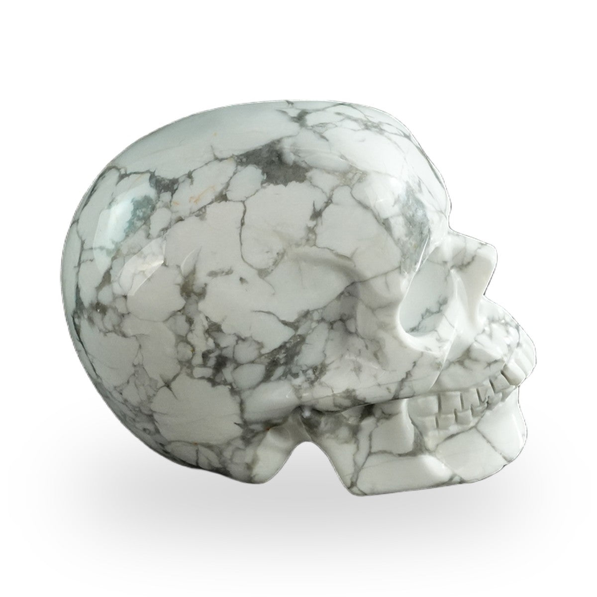 Howlite crystal skull 3" SKH30HL14 photo 4