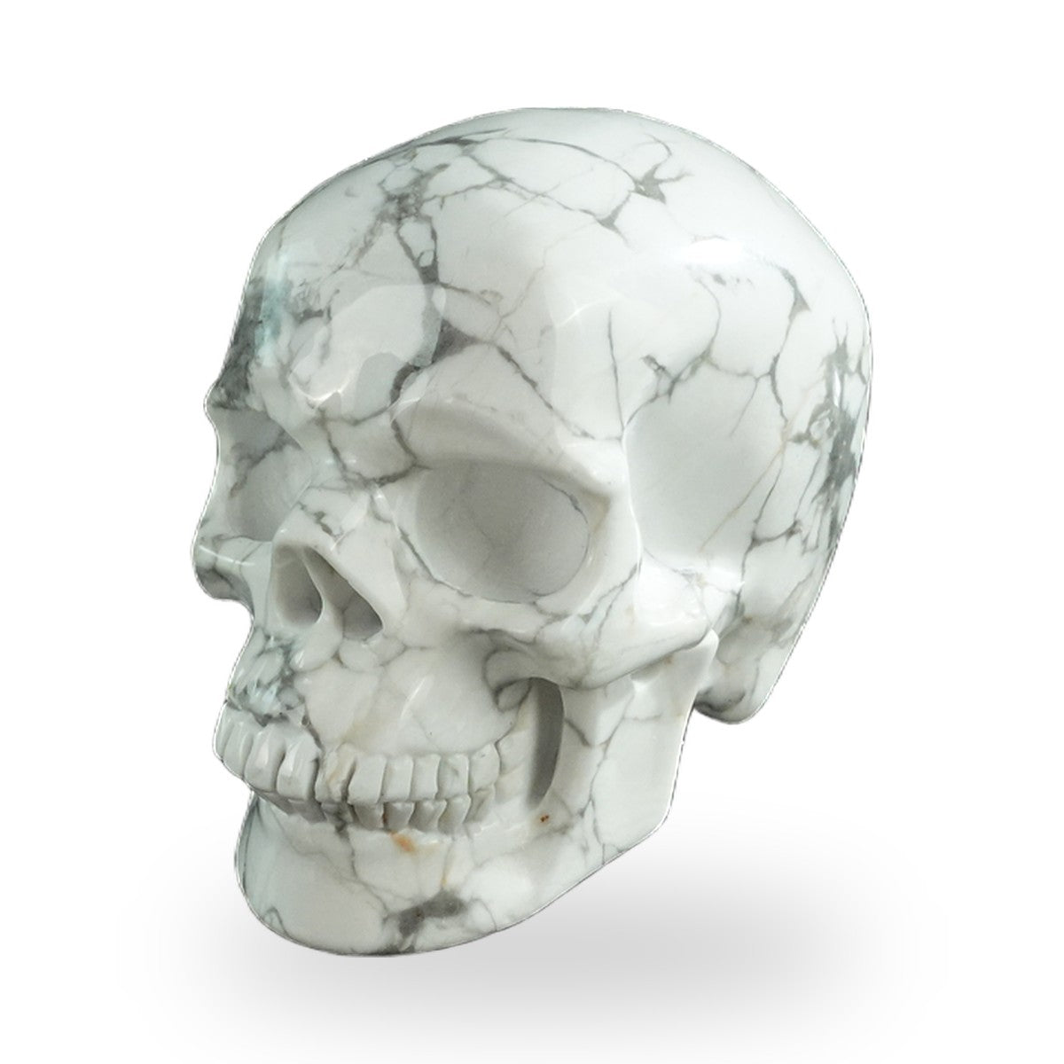 Howlite crystal skull 3" SKH30HL14 photo 7