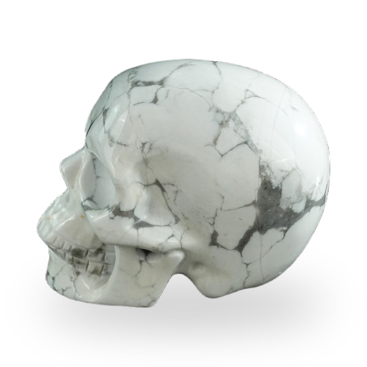Howlite crystal skull 3" SKH30HL15 photo 6