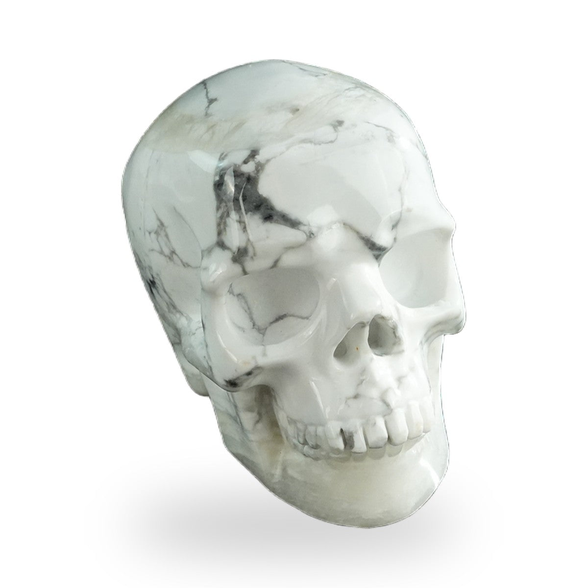 Howlite crystal skull 3" SKH30HL16 photo 2