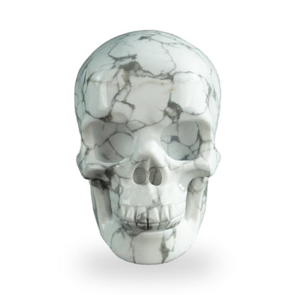 Howlite crystal skull 3" SKH30HL17 photo 1