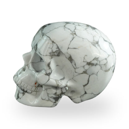 Howlite crystal skull 3" SKH30HL17 photo 6