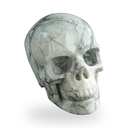 Howlite crystal skull 3" SKH30HL18 photo 2