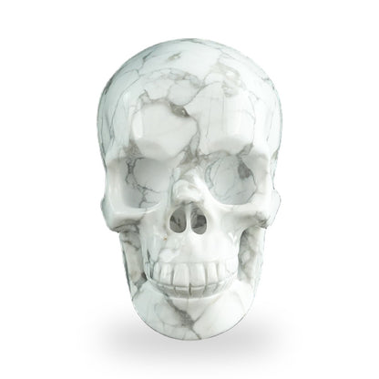 Howlite crystal skull 3" SKH30HL19 photo 1