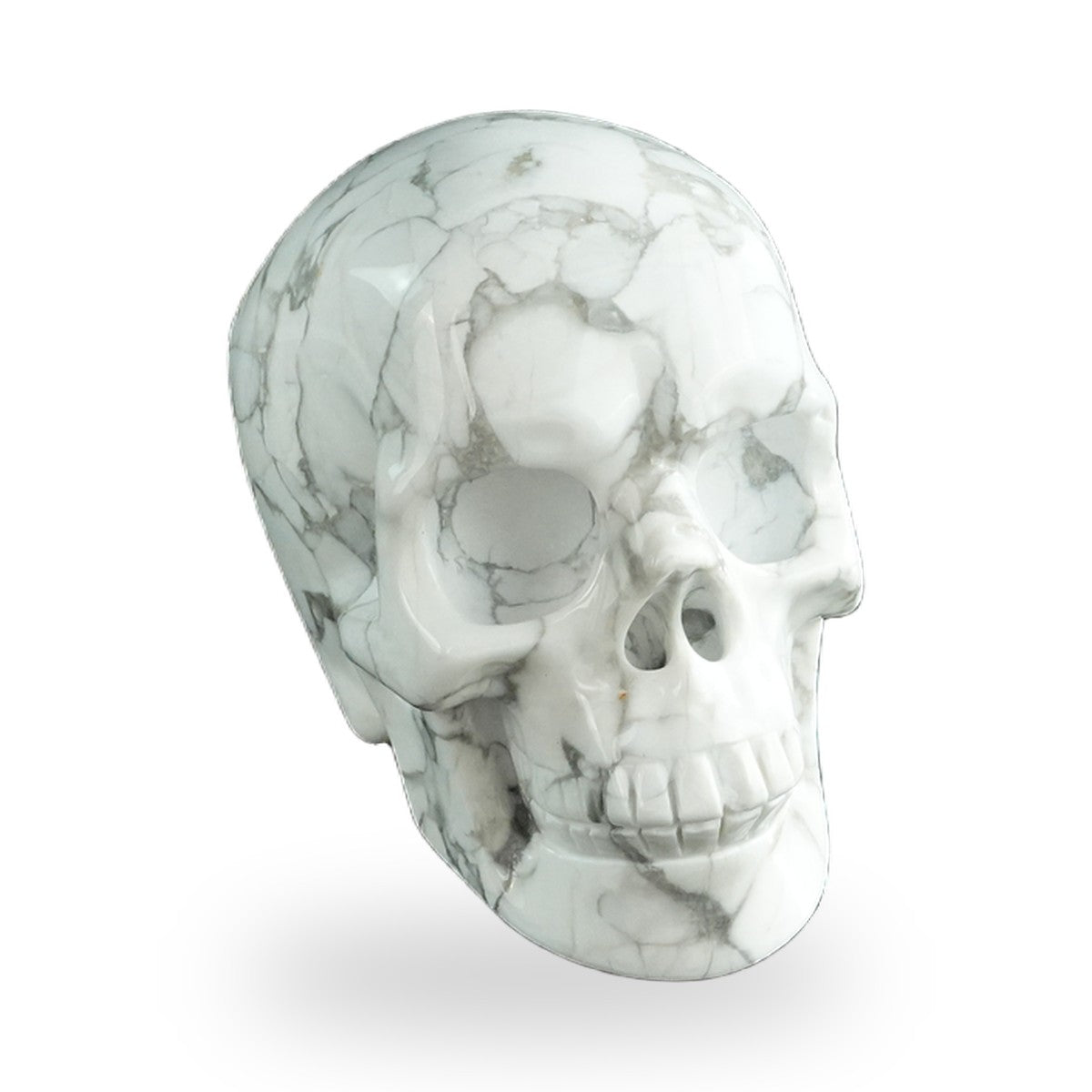 Howlite crystal skull 3" SKH30HL19 photo 2