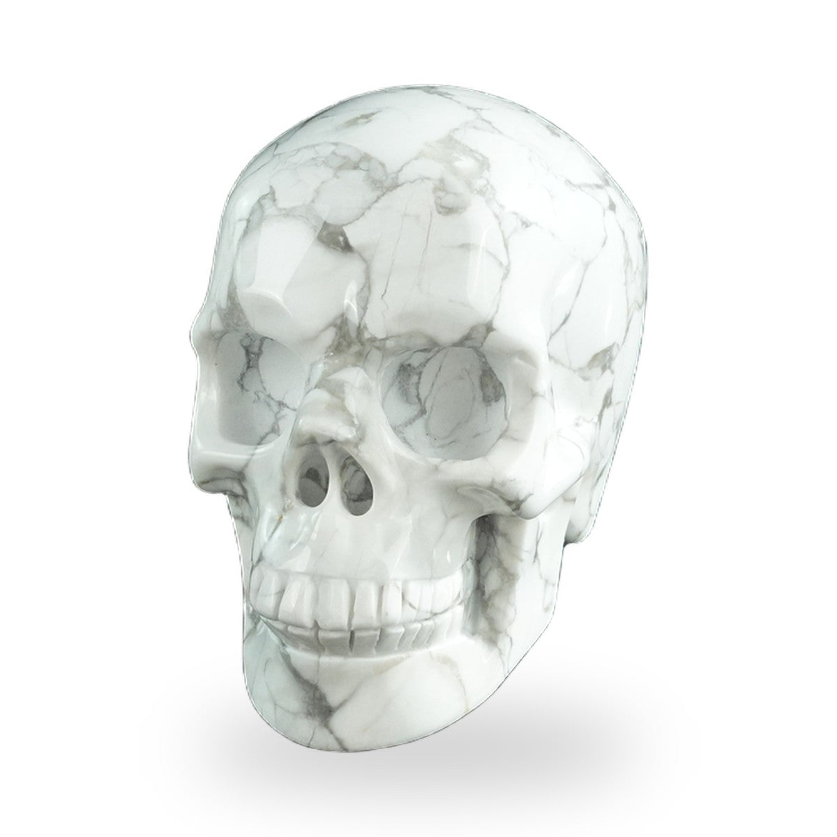 Howlite crystal skull 3" SKH30HL19 photo 7