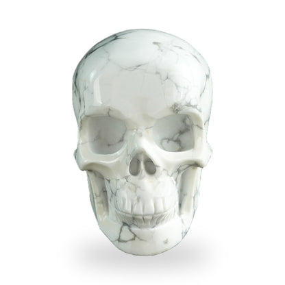 Howlite crystal skull 3" SKH30HL20 photo 1